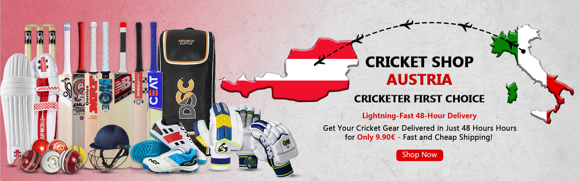 Cricket Shop Austria | Cricketer first Choice