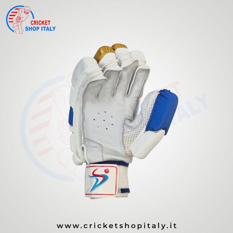 Ds 1.0 Blu/gld Cricket Batting Gloves