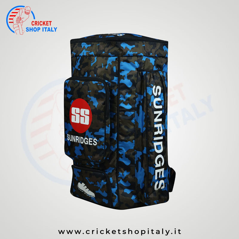 SS Camo Duffle Cricket Kit Bag  Blue