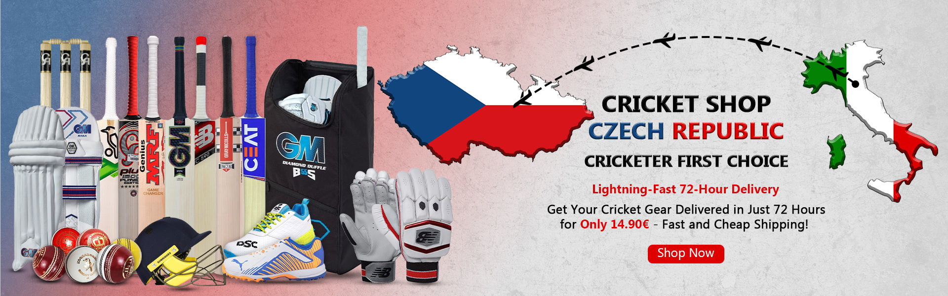 Cricket Shop Czechia | Cricketer first Choice