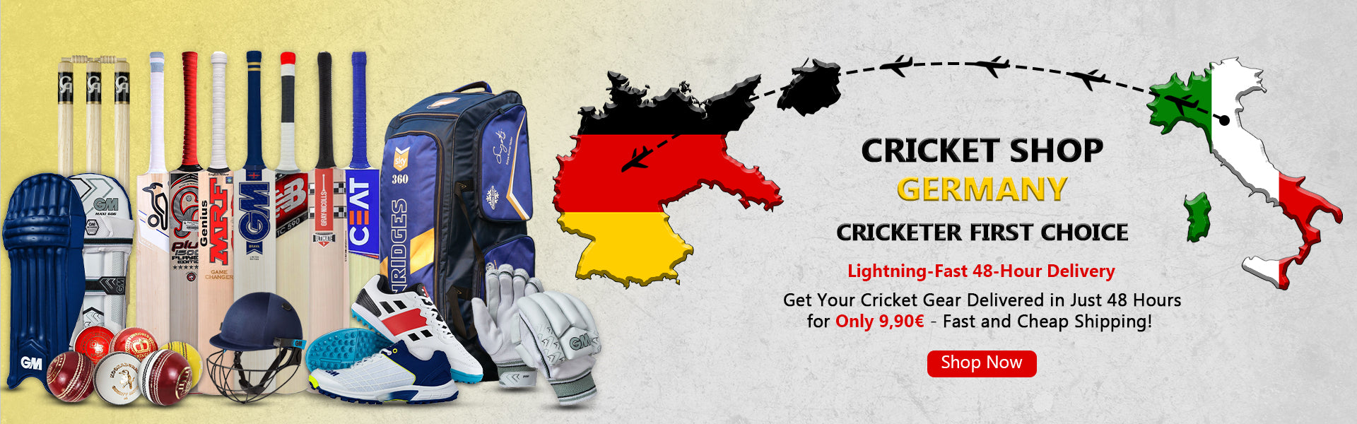 Cricket Shop Germany | Cricketer first Choice