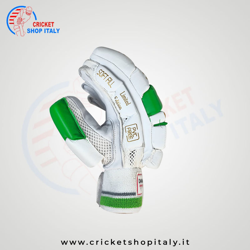 Ds 1.0 Green/gld Cricket Batting Gloves
