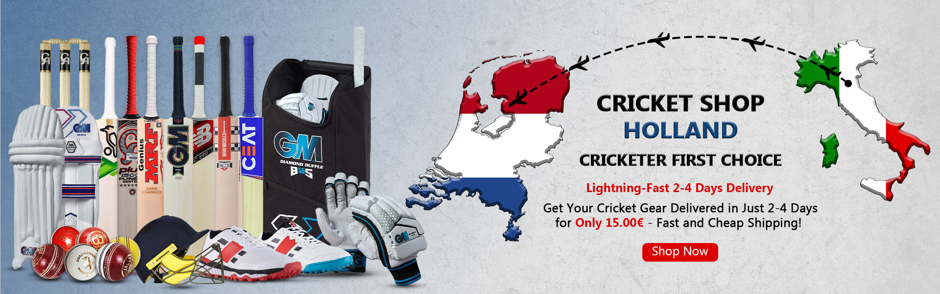 Cricket Shop Holland | Cricketer first Choice