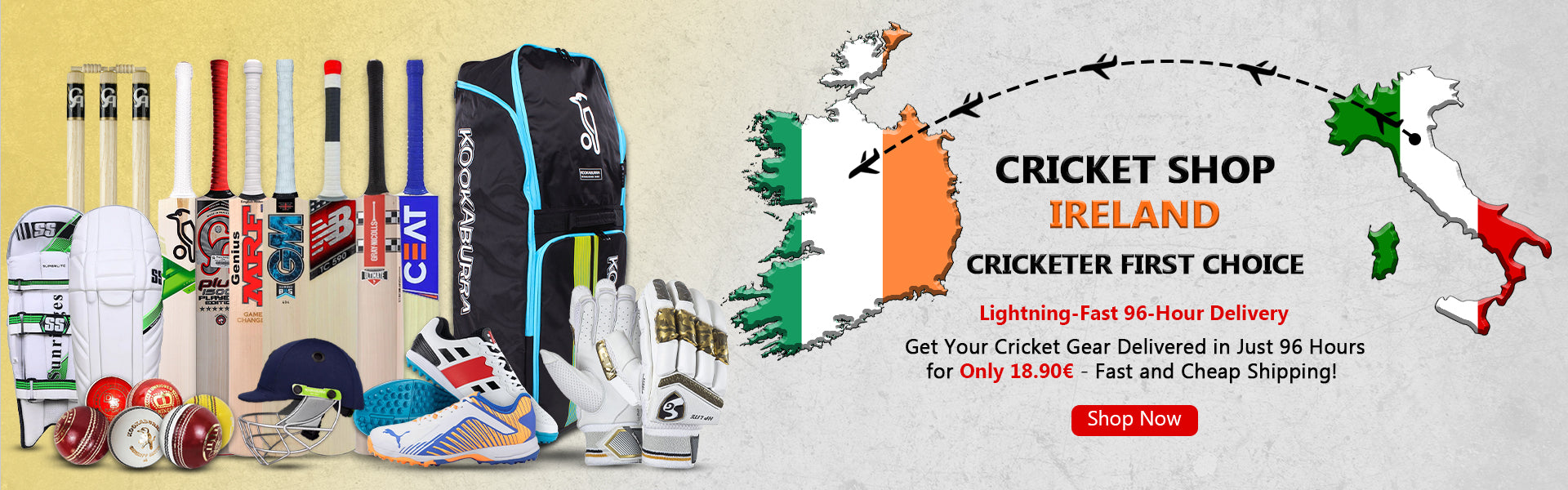 Cricket Shop Ireland | Cricketer first Choice