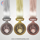 Deluxe Cricket Medal (Set of 3 ) - Cricket shop italy