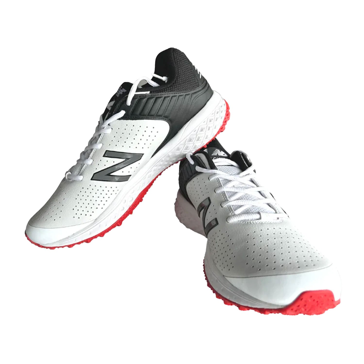 New Balance CK 4020 k4 Rubber Cricket Shoes White Red