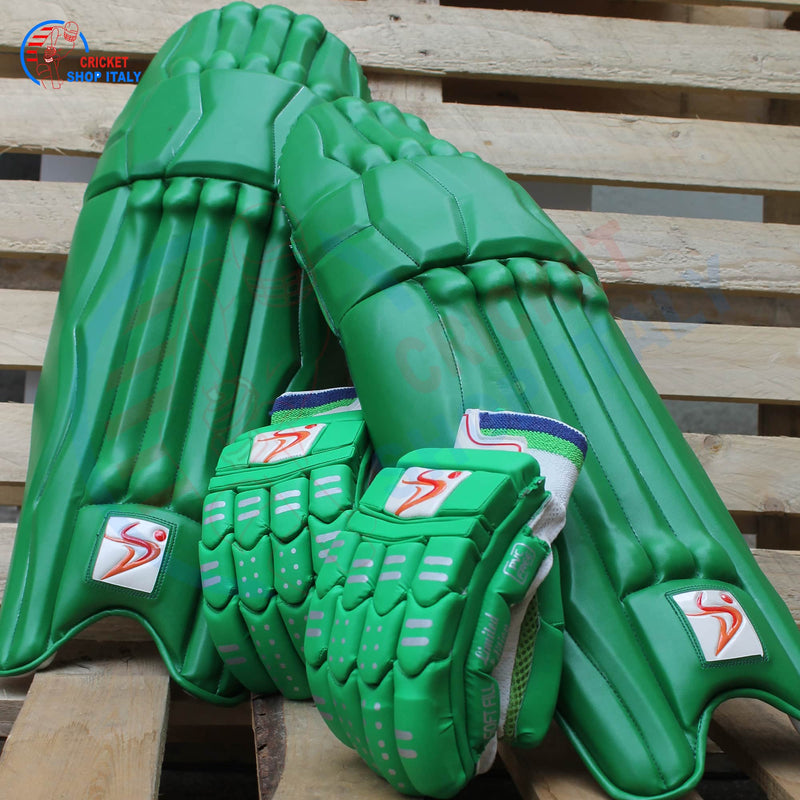 green batting pads 1