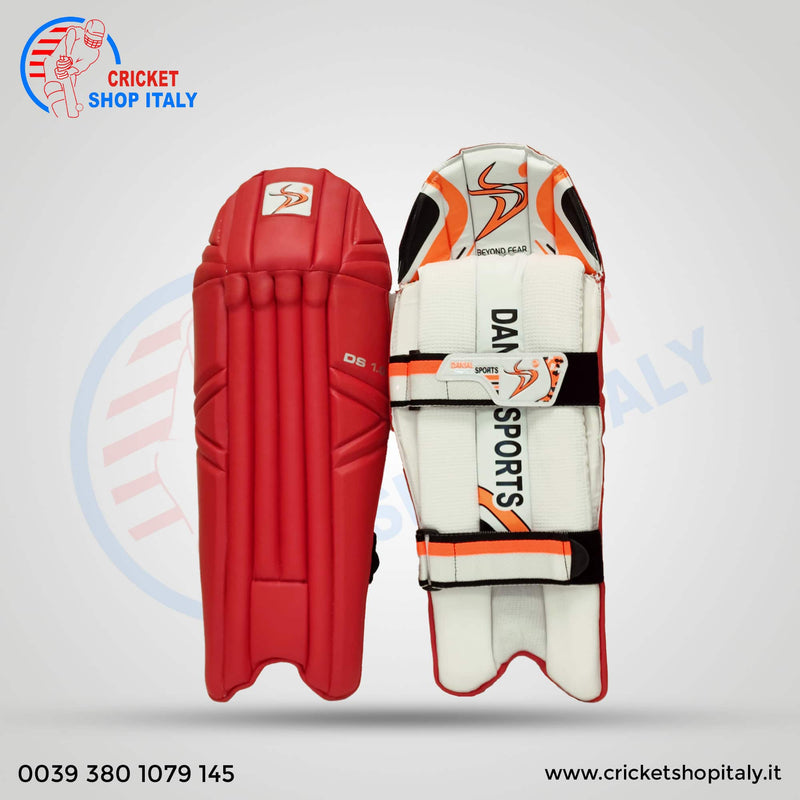 DS RED 1.0 Wicket Keeper Pads 4