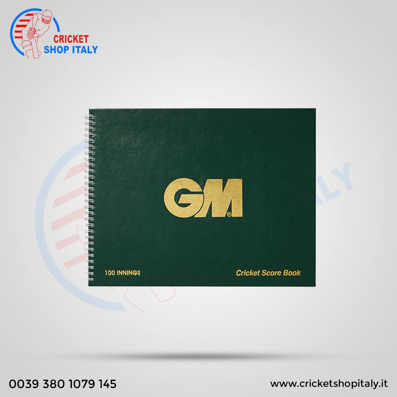GM Cricket Scorebook (100 Innings) Cricket Shop Italy