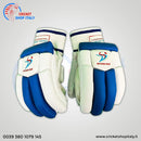 DS Blue / White 1.0 Batting Gloves junior - Cricket shop italy