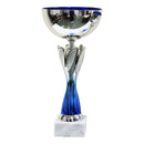 Rio Vista Silver & Blue Metal Bowl Trophy Cup - Cricket shop italy