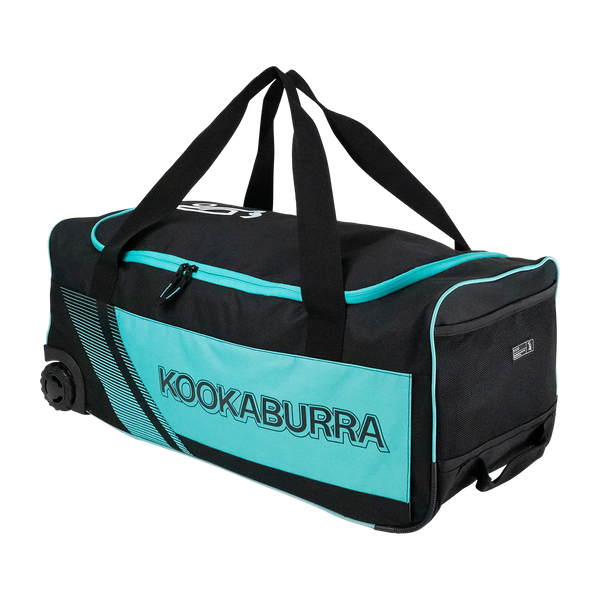 Kookaburra 9500 Wheelie Bag Black/Teal Kookaburra