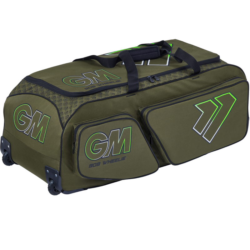 Sac Cricket Gunn & Moore à Roulettes - Polyester 600D, 55L, Bleu/Rouge