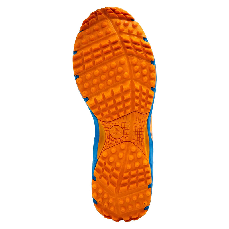 ADORAL Jeet Blue Orange Cricket Shoes Adoral