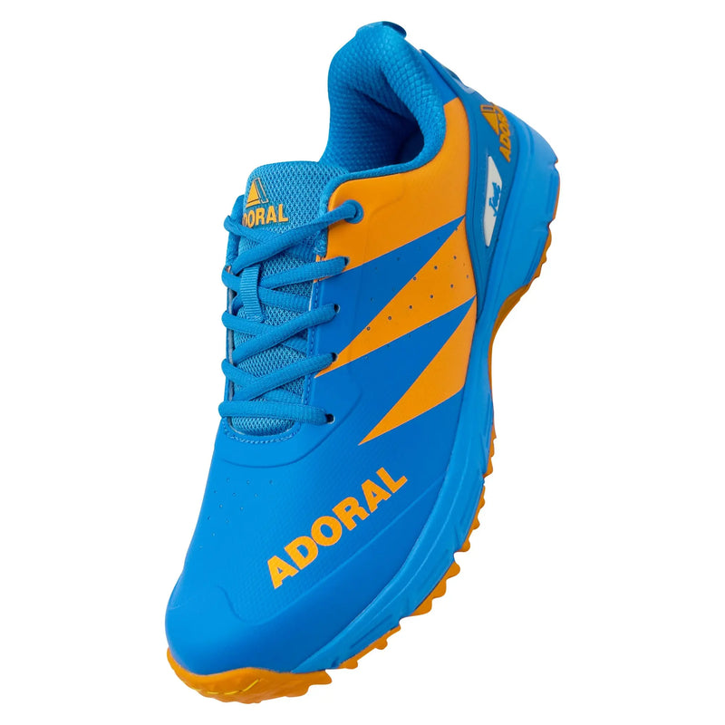 ADORAL Jeet Blue Orange Cricket Shoes Adoral