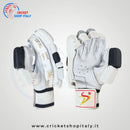 Ds BLK/SLV Cricket Batting Gloves - Cricket shop italy