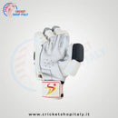 Ds BLK/SLV Cricket Batting Gloves - Cricket shop italy