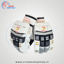Ds BLK/SLV Cricket Batting Gloves - Cricket shop italy