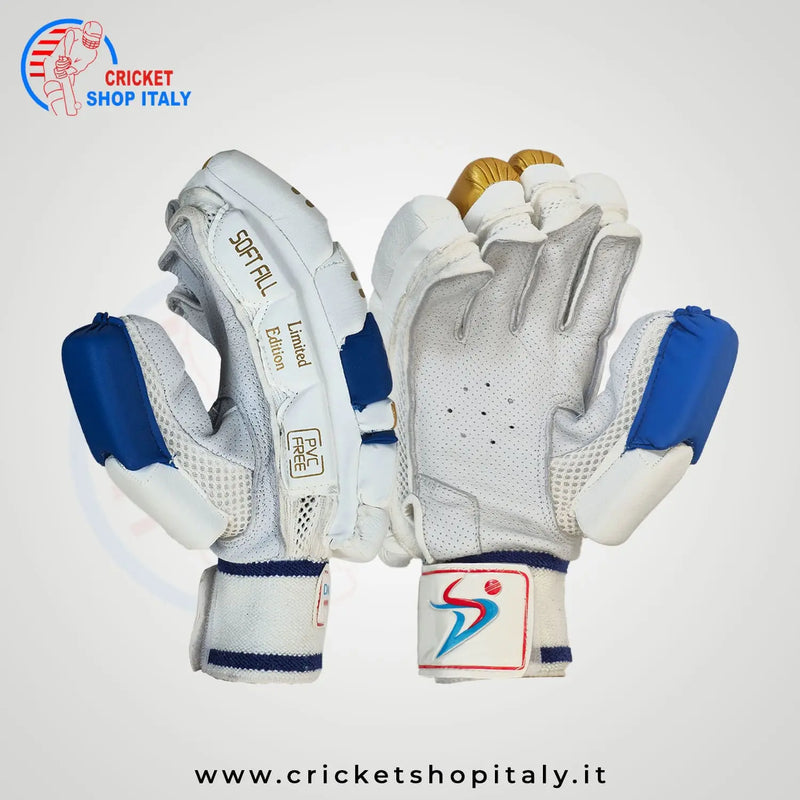 Ds 1.0 Blu/gld Cricket Batting Gloves