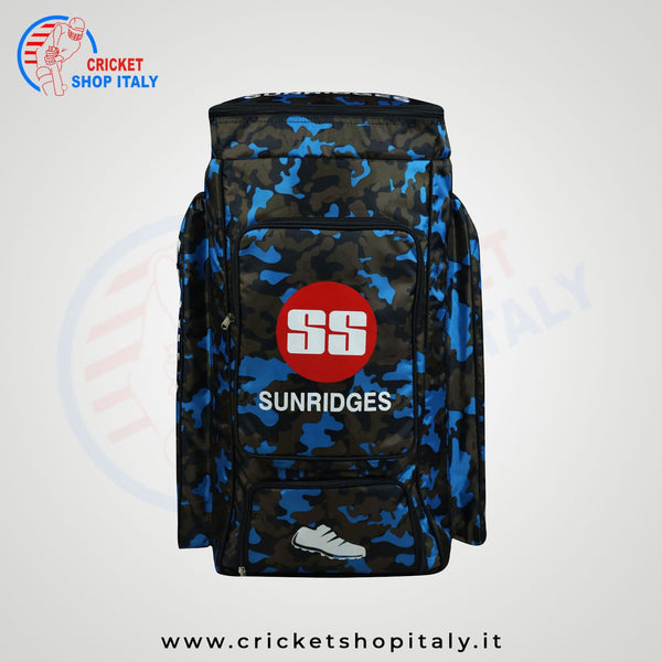 SS Camo Duffle Cricket Kit Bag  Blue