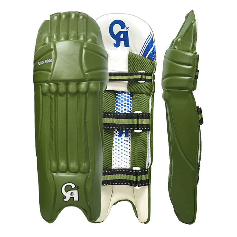 CA Plus 8000 Batting Pads Green Ambi