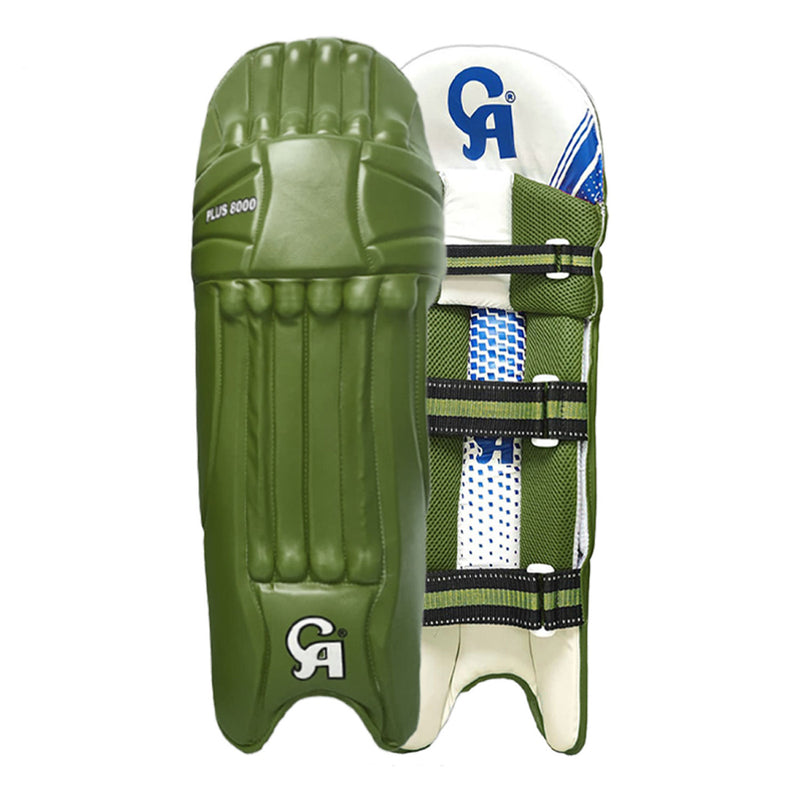 CA Plus 8000 Batting Pads Green Ambi
