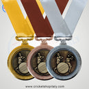 Deluxe Cricket Medal 6 Cm - Cricket shop italy