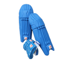 DS Blue Cricket Pads & Gloves Set DS Sports