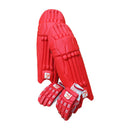 DS Red Cricket Pads & Gloves Set DS Sports