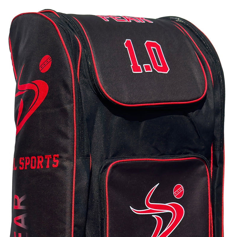 DS 1.0 Duffle Cricket Bag Black/Red