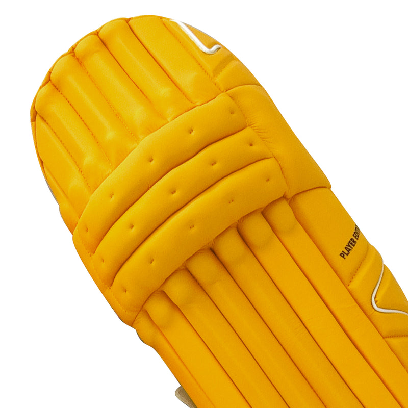 DS 1.0 Yellow Cricket Batting Pads Adult