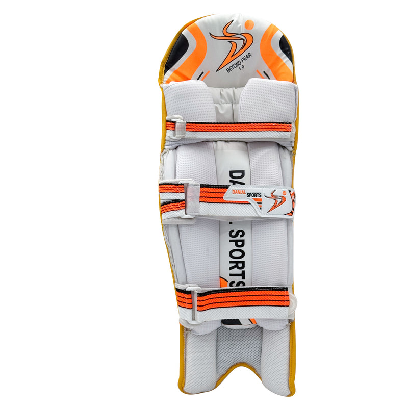 DS 1.0 Yellow Cricket Batting Pads Adult