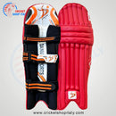 DS Red Cricket Batting Pads Adult DS Sports