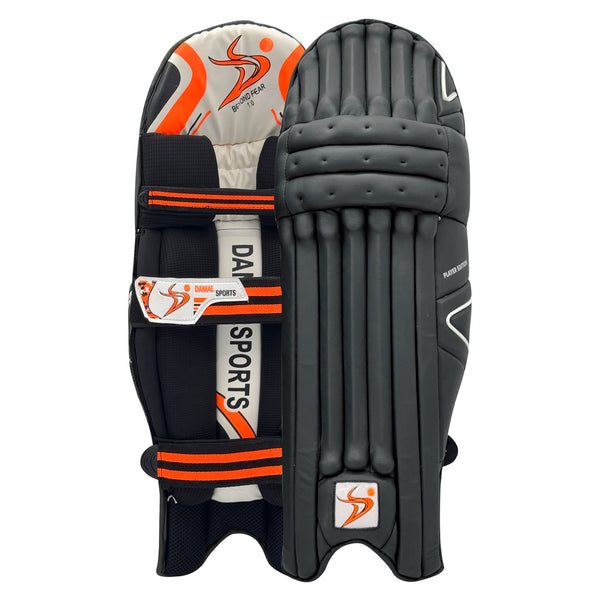 DS Black Cricket Batting Pads Youth