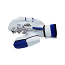 DS D 1.0 White/Blu Batting Gloves Adult DS Sports