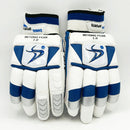 DS D 1.0 White/Blu Batting Gloves Adult DS Sports