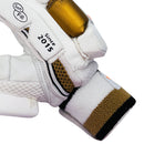 DS D 1.0 White/Gold Batting Gloves Adult DS Sports