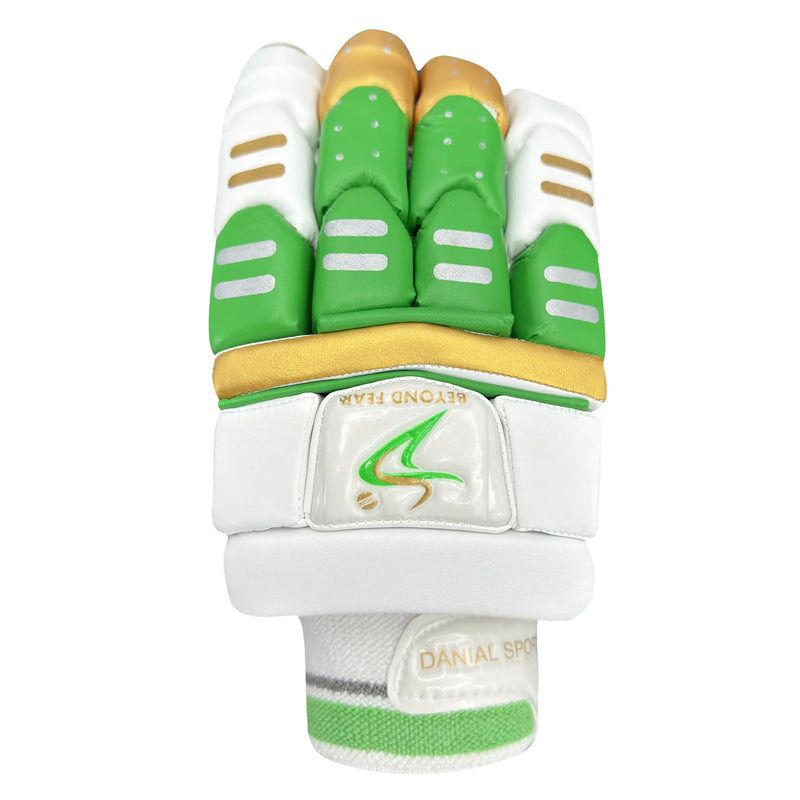 DS Batting Gloves Green/Gold DS Sports