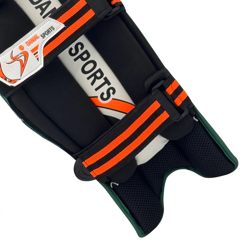 DS Green Cricket Batting Pads Adult
