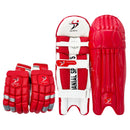 DS Red Cricket Pads & Gloves Set DS Sports