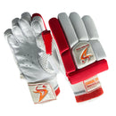 DS 1.3 Junior Batting Gloves White/Red - Cricket shop italy