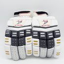 Ds BLK/SLV Cricket Batting Gloves DS Sports