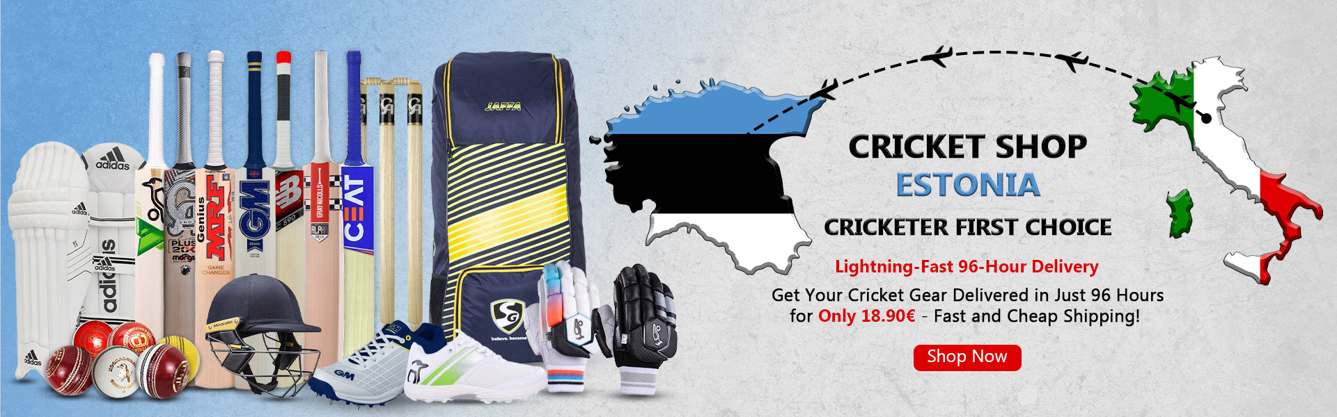 Cricket Shop Estonia | Cricketer first Choice