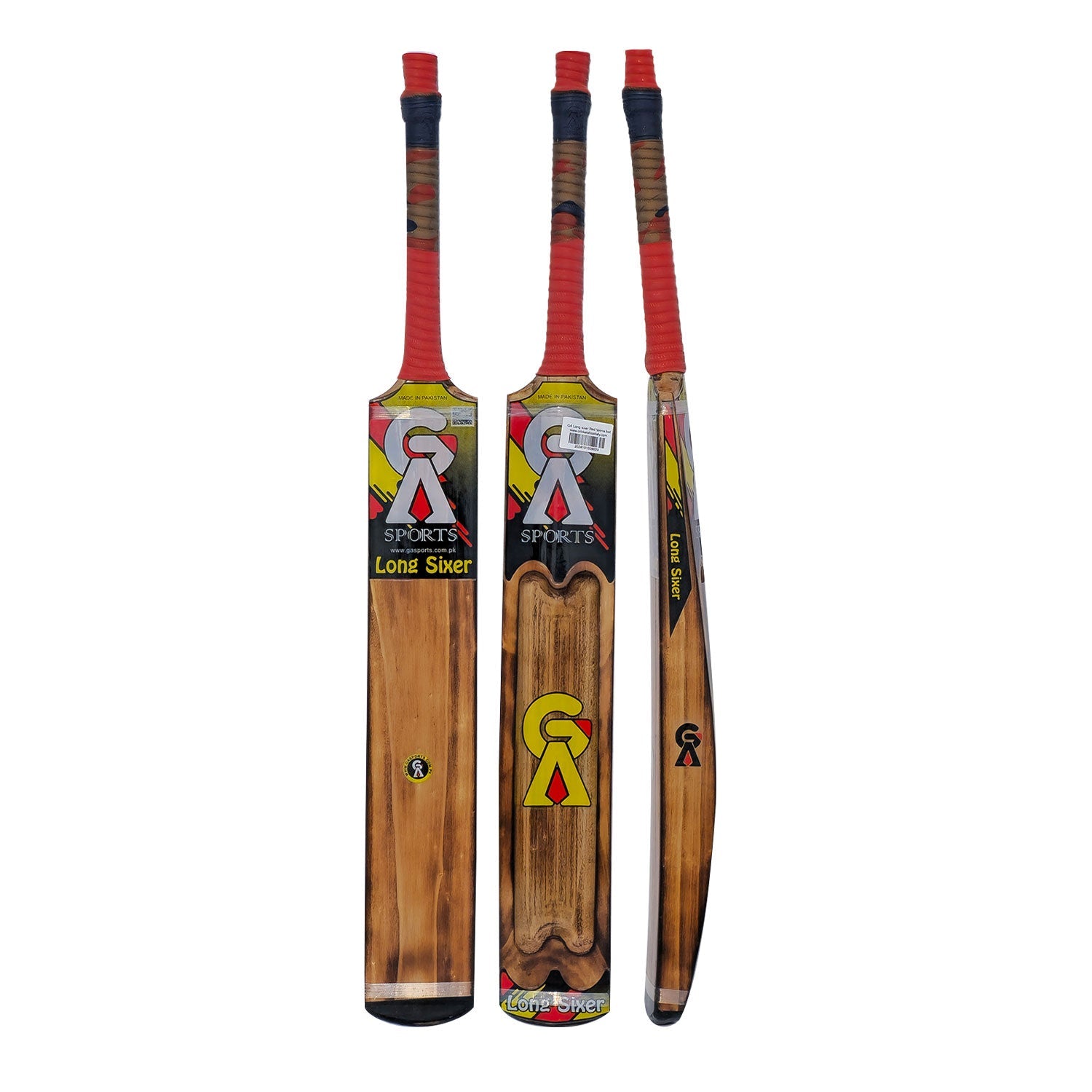 GA Long sixer Red tennis bat - Cricket shop italy