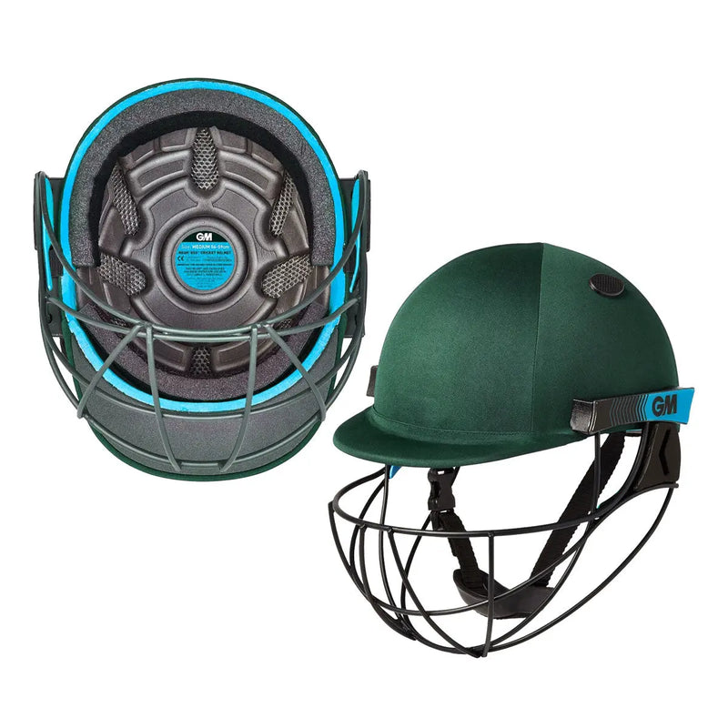 gunn and moore icon helmet GM Neon Geo Helmet Green