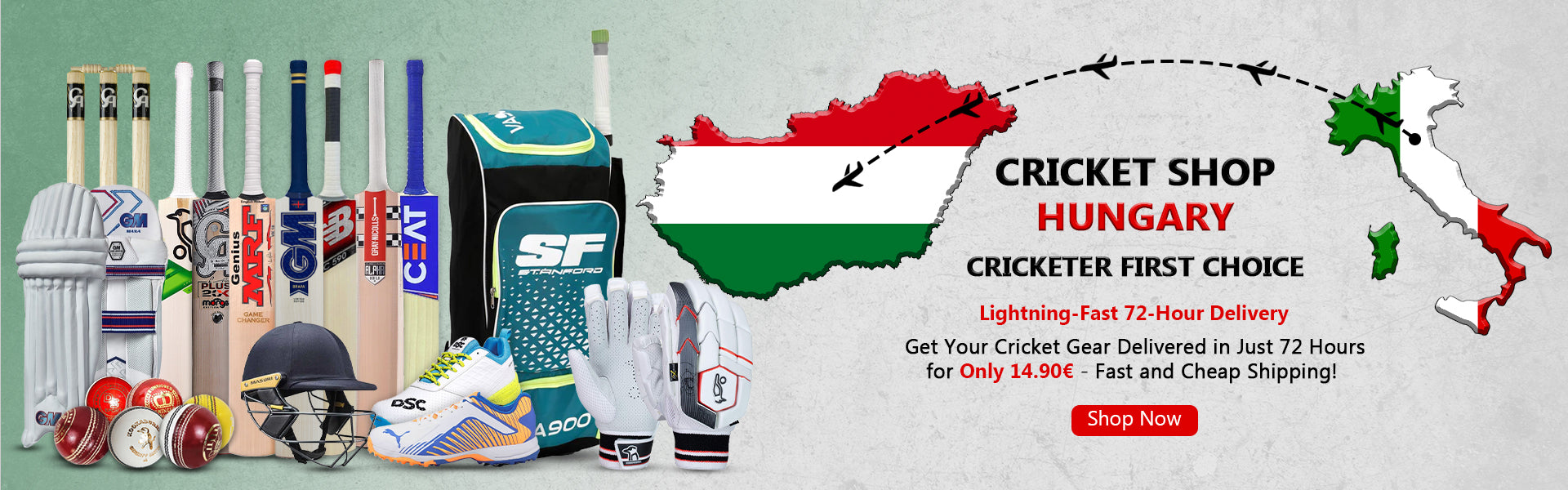 Cricket Shop Hungary | Cricketer first Choice