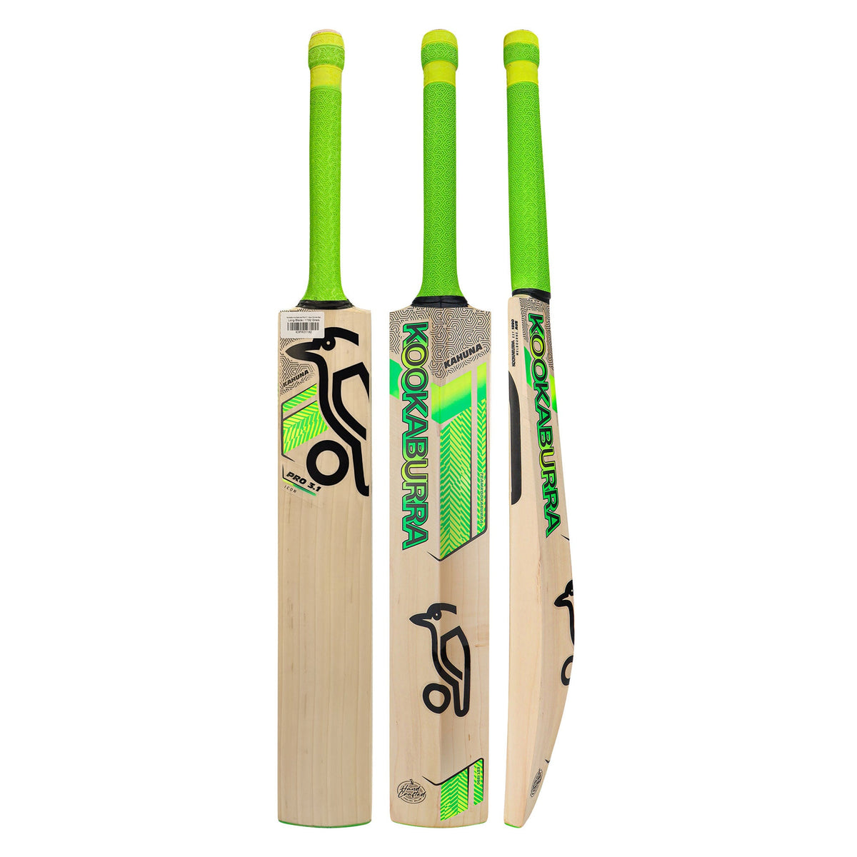 Kookaburra Kahuna Pro Cricket Bat Batte Jeunesse Unisexe, Citron Vert, S Adulte
