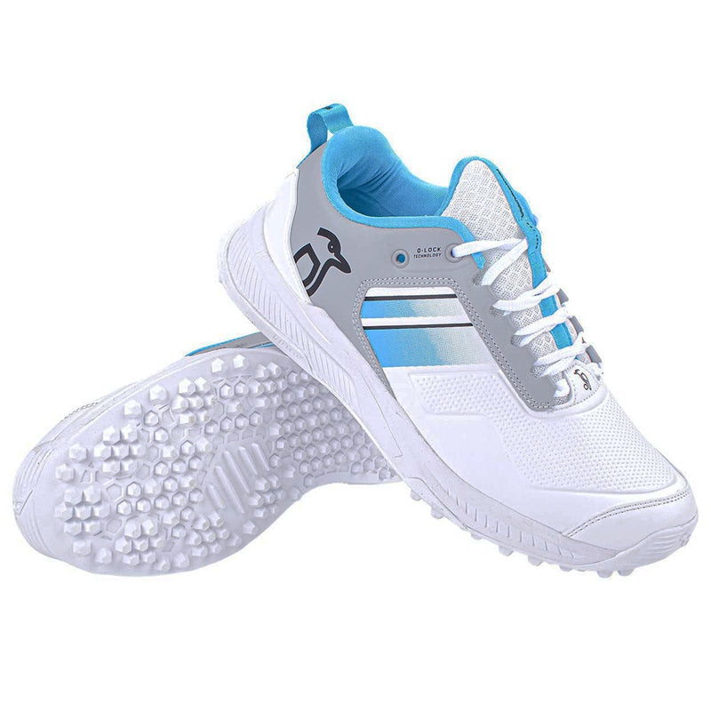 Kookaburra KC 3.0 Scarpe Da Cricket Con Suola In Gomma - Leggere, Comode, Per Club E Superfici Sintetiche, Taglia 42, Colore Oro/nero Bowling Shoes