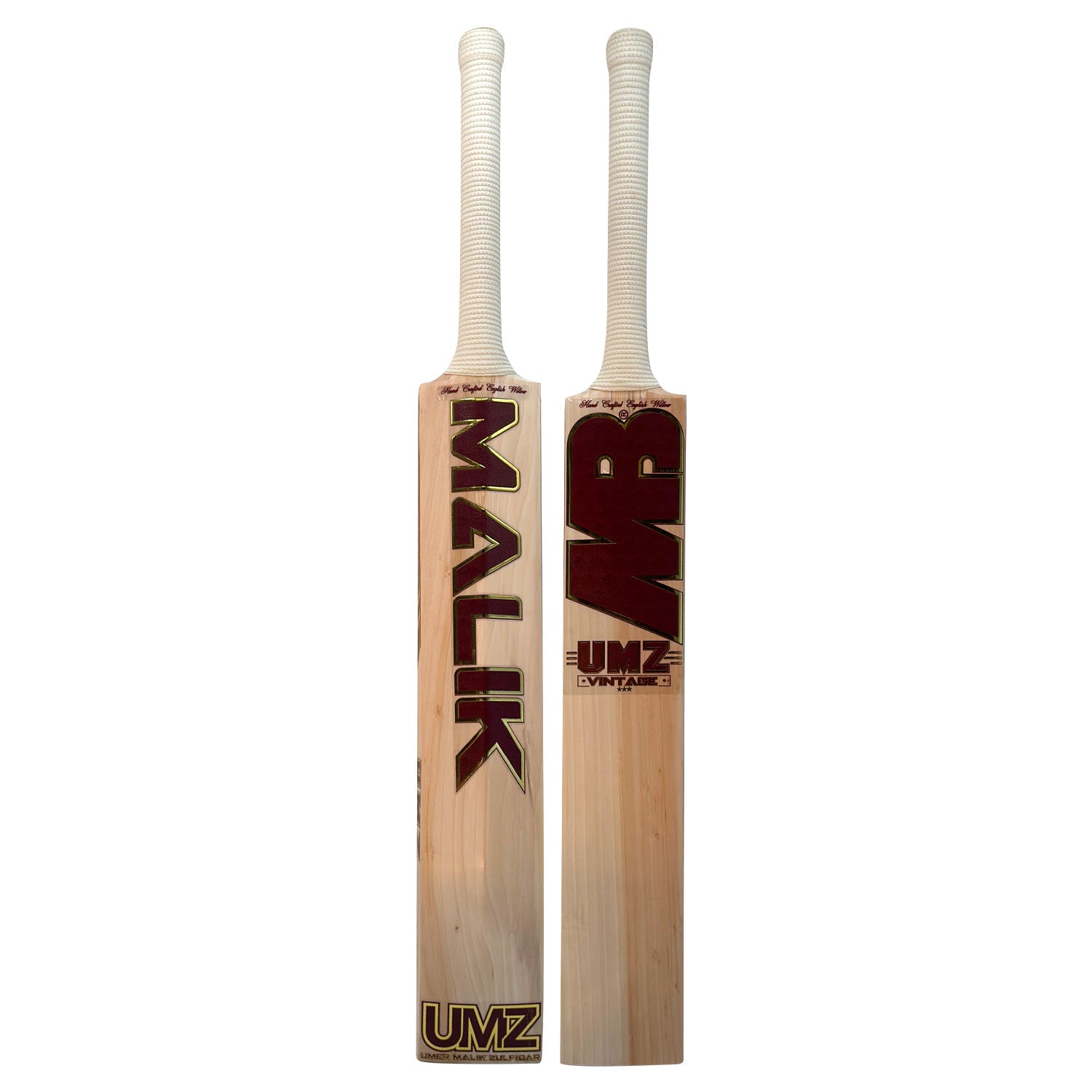 MB Malik Umz Vintage 3 Star Edition Cricket Bat