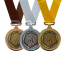 3 Wicket Cricket Medal 60mm DS Sports